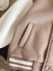 LMoss Kids LMoss 2pcs Young Boy Knit Contrast Color Casual Jacket And Pants Set, Long Sleeve Tops, Hoodies, Winter Clothes, Fall, Boys Outfit Sets, Cozy Fall & Winter Styles, Autumn And Winter Clothes, Hoodies