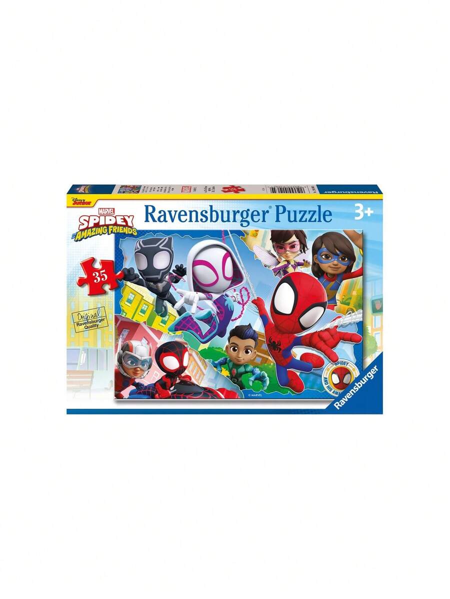 Ravensburger Spidey & His Amazing Friends 35 Piece Jigsaw Puzzle Age 3 Years+ 12001065 - Multicolor - View 1