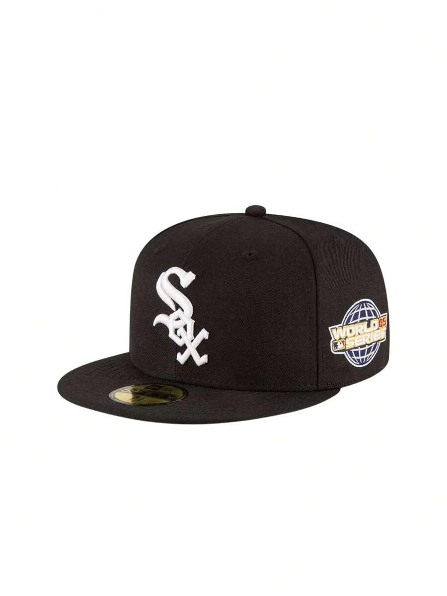 Chicago White Sox 2005 World Series Wool 59FIFTY Fitted Men's Hat Black - Black - View 1