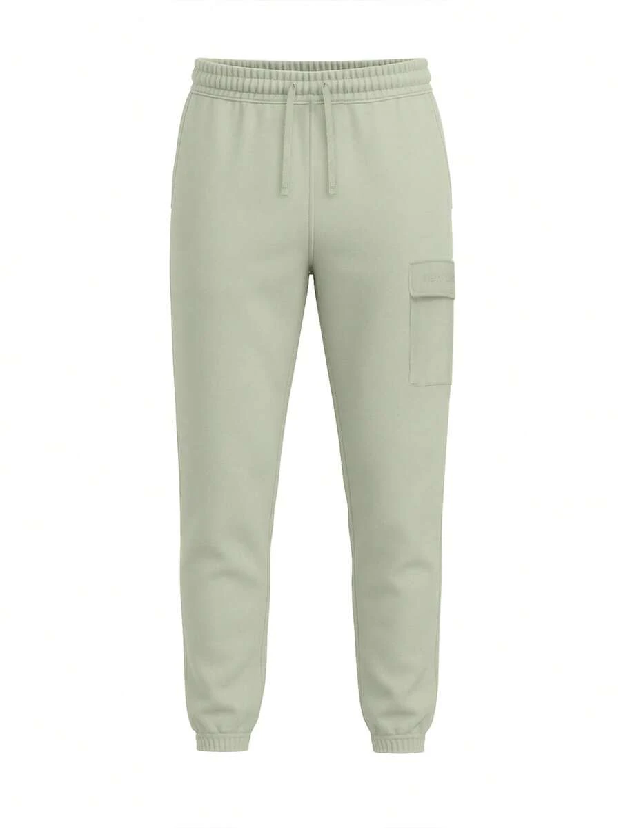 New Balance Men's Sports Sweatpant Green - Olive Green - View 1