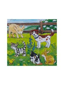 Ravensburger Farm Animals In The Meadow 15 Piece Jigsaw Puzzle Age 3 Years+ 6046 - Multicolor - View 2