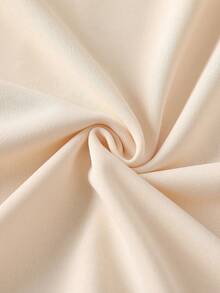 SHEIN 2pcs/Set Fashionable Casual School Style Girls' Apricot Knit Pullover With Bow Print And Red Plaid Pleated Mini Skirt Outfit, Suitable For Outdoor, Travel, Street Style, Daily Casual, Home, Trip, School Season, Daily Matching - Multicolor - View 5