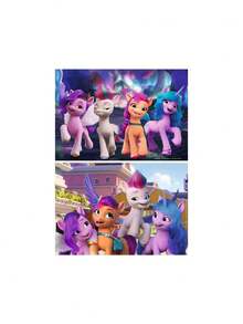 My Little Pony Film 2x24 Piece Jigsaw Puzzle Age 4 Years+ 5235 - Multicolor - View 2