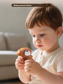 MINKOJA Inertia Sliding Animal Cars With Detachable Soft Silicone Parts Sensory Fidget Toys Color Recognition Training Stress Relief Play Parent Child Interaction Christmas Birthday Gift For Kids Educational Learning Toys - Multicolor - View 7