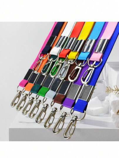 5pcs 1.5cm Card Holder Lanyard For ID Card And Work Badge Back To School