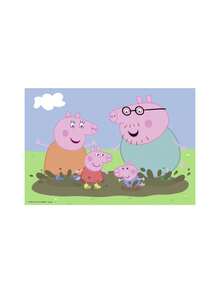 Ravensburger Peppa Pig Happy Family Life 2x24 Piece Jigsaw Puzzle Age 4 Years+ 9082 - Multicolor - View 2