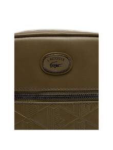 Lacoste Monogram Logo Men Crossover Bag Black - Ivy Green - View 3