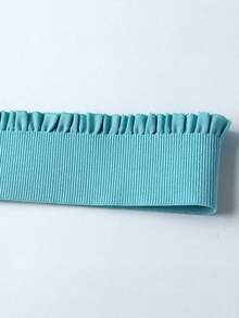 2码/包 DIY服装蕾丝松紧带，腰带弹力丝带 - 适用于DIY连衣裙、衣服、裤子、鞋子和帽子装饰