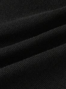 Officeau 针织开襟羊毛衫，纽扣设计，新款纯色男士毛衣，秋冬款，复古风格 - 黑色 - 查看 6