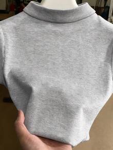 Franclia 女士刺绣领修身短袖T恤