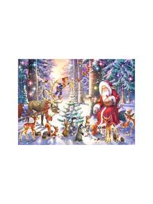 Ravensburger Christmas In The Forest 100 Piece Jigsaw Puzzle Age 6 Years+ 12937 - Multicolor - View 2