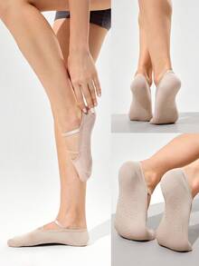 GLOWMODE GLOWMODE 3 Pairs Yoga & Pilates Non-Slip Grip Socks With Seamless Toe Construction Yoga Daily