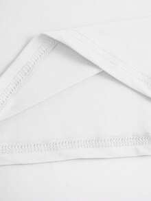 INAWLY Áo phông thêu vỏ sò và cây cọ, áo phông thêu bãi biển mùa hè, cổ tròn kỳ nghỉ nhiệt đới, áo nỉ thể thao ven biển - trắng - Xem 5