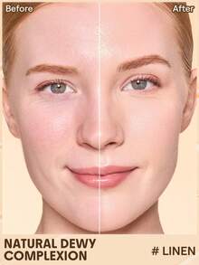 SHEGLAM Dew & Done Skin Tint With Spf20-Linen Brand Beauty Makeup Face Paint Cosmetic For Women Girls Perfect For Winter Spring Ideal For Y2K Fancy Fashion Suitable For Birthday Gift Party Ready Best Color - Linen - View 2