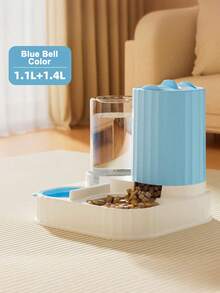 PETSIN 1个自动喂猫器，狗碗，宠物碗，猫碗二合一饮水器，猫碗，宠物用品 - 彩色 - 查看 9