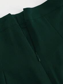 Modelyn Elegant High-Waisted Pleated Midi Skirt, Fashionable And Versatile