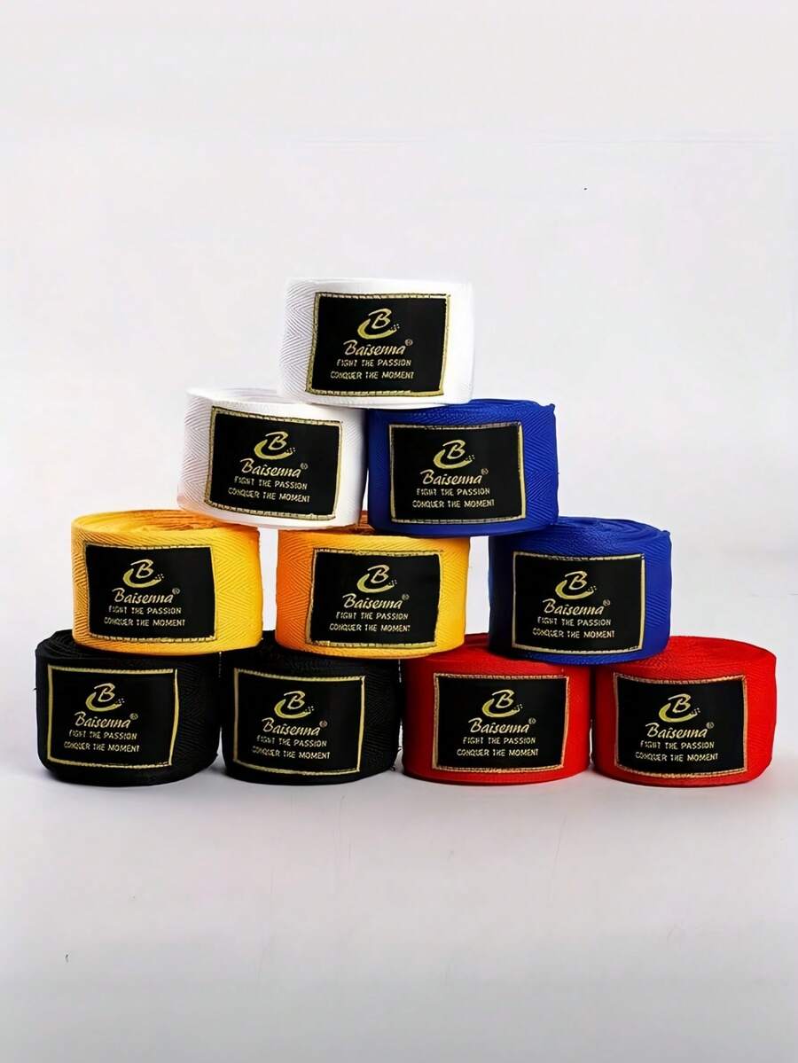 2pcs Non Slip Breathable Sports Protection Maximum Comfort Assorted Colors Boxing Handwrap Bandage For MMA Boxing Training Gym Fitness Men Women Workout Gear Training Equipment Sports Accessories - Multicolor - View 1