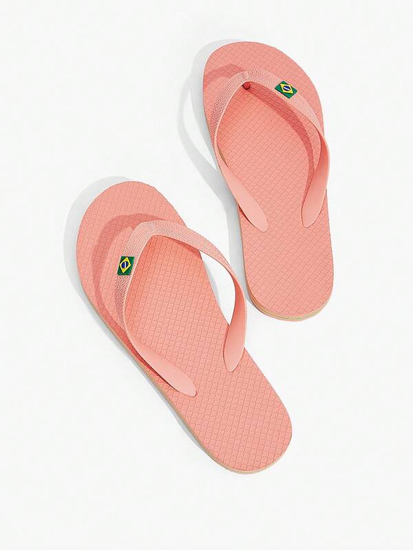 Chanclas planas de contraste de color de la marca CUCCOO, adecuadas para el hogar, la playa y el uso al aire libre