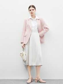 CUCCOO BIZCHIC Women's Square Toe Buckle Design Everyday Versatile Fashion High Heels For Christmas