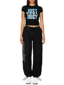 Juicy Couture Women's Stretchy Quick-Dry Breathable Commuting Casual Gym Black VIJH70430WPF - Black - View 3