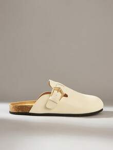 Solecia Mocasines casuales de mujer con diseño de hebilla - Albaricoque - Ver 1