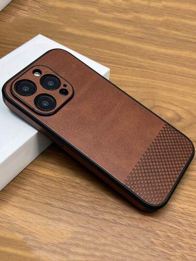 1 Pc Luxury Retro Cowhide Pu Faux Leather Business Phone Case Compatible With Iphone 17 Air 16 15 14 13 12 11 Pro Max Plus X Xs Xr 8 7 Soft Back Cover Unisex,Fall Decor,Christmas Decorations Boys Backpack, Halloween, Backpack School. Clear Backpack, School, Halloween Costume.