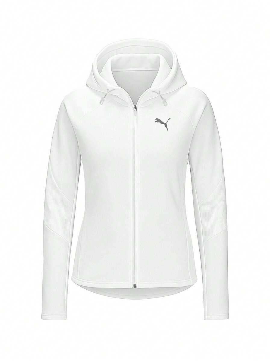Puma Evostripe Women Full Zip Hoodie White - White - View 1