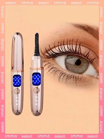 JMMO 新款电动睫毛夹，3档温度加热睫毛夹，300mAh大容量电池，15秒快速加热，卷翘持久，带电源指示灯，是送给女性的绝佳礼物