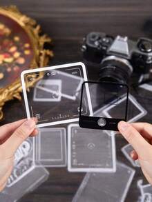 【镜头印记系列】1包/20张黑白胶片摄影相框DIY贴纸，剪贴簿用品，学习用品，情人节、婚礼、生日 - 鏡頭印記 - 查看 1