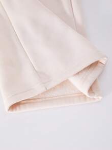 SHEIN ChillGRL 3件套少女休闲户外数字图案保暖阔腿裤 - 彩色 - 查看 3