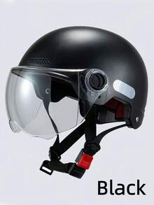 1PC Electric Motorcycle Helmet Unisex All Seasons Safety Helmet For Scooter Skateboard Christmas Gift Riding Protective Gear