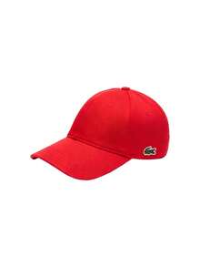 Lacoste Cotton Unisex Twill Cap Red - Rouge - View 1