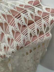 Women's Backless Tie-Back Long Sleeve Cover Up - Beige - View 8