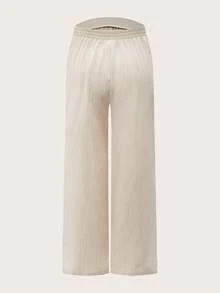 Modmama 孕妇休闲纯色直筒裤