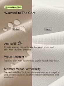 OutZeal AeroHeat Fleece Water Resistant Cargo Wide Leg Pants With Multiple Pockets - Grey - View 5