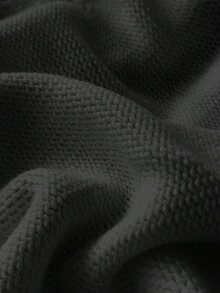 Elamini 秋季休闲露背系带针织背心 - 深灰色 - 查看 5