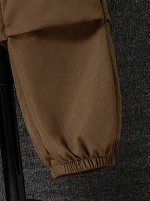 Vacaura 2 pièces/Set T-shirt ample et confortable et pantalon droit pour garçons, tenue de sport décontractée