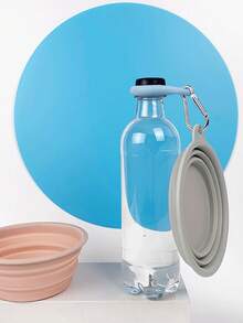 PETSIN Pet Foldable Bowl, Silicone Dog Bowl, Spill-Proof Outdoor Cat And Dog Feeding Utensil, Dog Feeding Basin, Dog Water Bowl, Pet Supplies, Dog Food Bowl - Multicolor - View 8