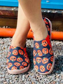 Halloween Dynia Wygodne damskie buty wsuwane Buty sportowe Obuwie codzienne