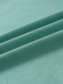 INAWLY 女士心形印花休闲圆领短袖 T 恤 - 薄荷綠 - 查看 6