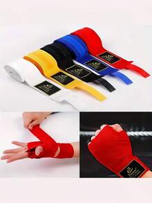 2pcs Non Slip Breathable Sports Protection Maximum Comfort Assorted Colors Boxing Handwrap Bandage For MMA Boxing Training Gym Fitness Men Women Workout Gear Training Equipment Sports Accessories - Multicolor - View 4