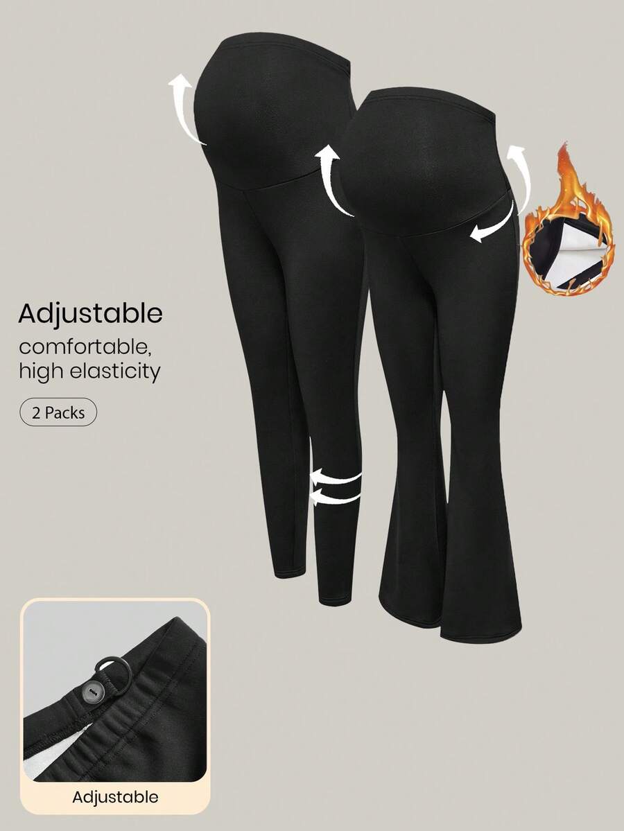 Modmama Fall Clothes,Autumn Clothes,Maternity Autumn/Winter Clothes Maternity Solid Color Casual Leggings,Maternity Winter Leggings