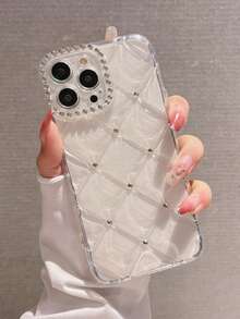 1PC, Tương thích với Ốp lưng điện thoại Apple có dây đeo 17 Pro Max/17 Pro/17 Air/17/16/16 Pro Max/16/16 Pro/15/15 Pro Max/15 Pro/15 Plus/11/13/12/14 Pro Max/11 Pro Max/12 Pro Max/13 Pro Max/13 Pro Ốp lưng mềm trong suốt chống rơi toàn bộ - Trong sáng - Xem 2