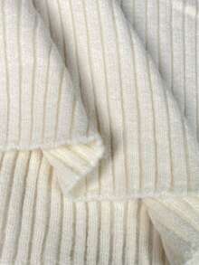 Chiquease 女士秋冬新品：杏色宽松长袖叠层围巾领针织开衫；简约时尚设计；V领裹身式复古罗纹针织开衫；法式时尚宽松披肩毛衣开衫；女士冬季毛衣；秋季；女士外套 - 米色 - 查看 7