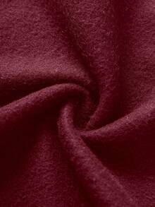 Sudadera con capucha, cordón y corte holgado para mujer, con las inscripciones <<CHICAGO» y <<U.S.A». - Burdeos - Ver 5