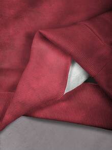 Manfinity Dauomo 男士字母印花落肩长袖口袋抽绳连帽卫衣 - 彩色 - 查看 5