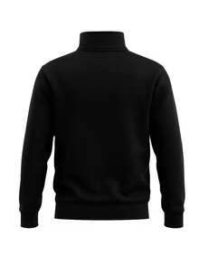 Essential Men's Track Jacket Black - Black - View 5