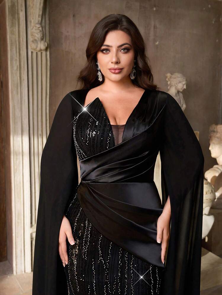 open-back lace and mesh bridesmaid dress V Back Chiffon Wholesale Dresses making it a refined Black A-Line Mini Dress fabric-core Color:Bermuda