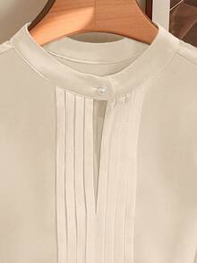 GlowEve Blusa sin mangas de unicolor, de moda para el verano - Albaricoque - Ver 5