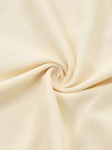 INAWLY Women's Solid Color Halter Elegant Ruffle Hem Maxi Dress - Ivory White - View 6